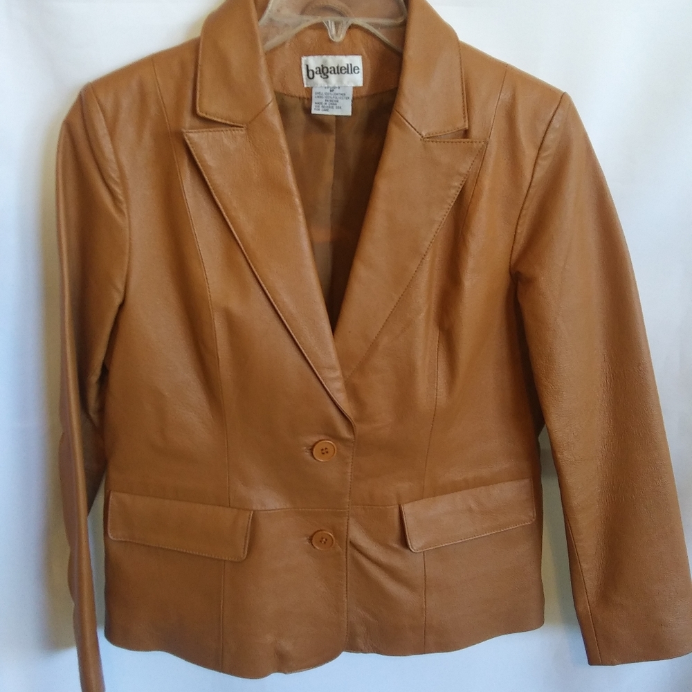 Bagatelle 100% leather jacket blazer